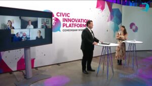 Hubertus Heil bei der Civic Innovation Plattform 2021 Berlin